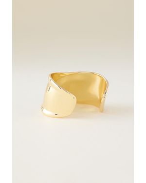 By Anthropologie Hammered Cuff Bracelet - Yellow
