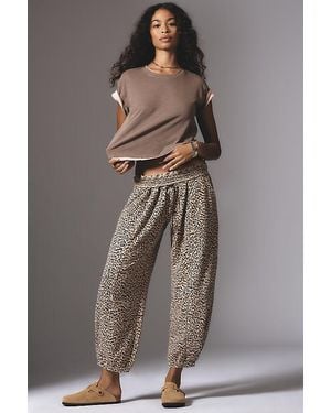 Daily Practice by Anthropologie Zola Joggers: Printed Edition - Grey