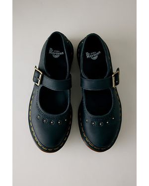 Dr. Martens Flower Mary Janes - Black
