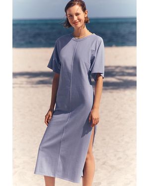 Celandine Maxi T-Shirt Dress - Blue
