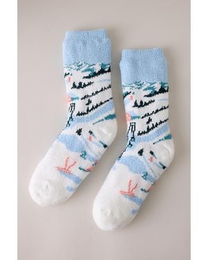 Anthropologie Sherpa Cosy Socks - Multicolour