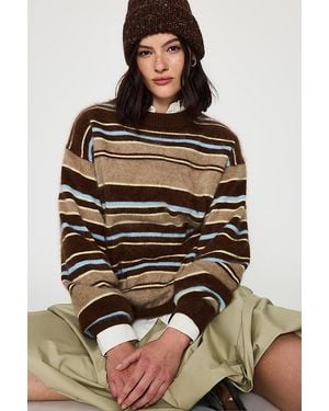 By Anthropologie Chunky Knit Beanie - Brown