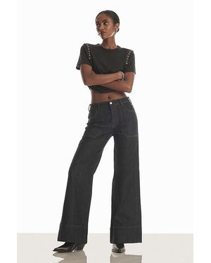 Pilcro The Rylan High-Rise Flare Jeans By - Blue