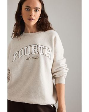 4th & Reckless Fourth Slogan Sweatshirt - Natural