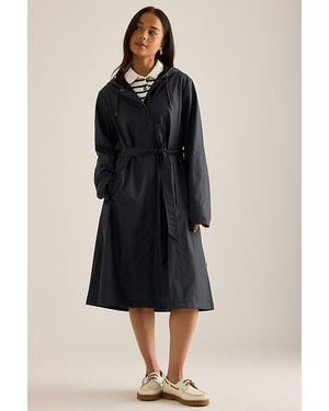 Rains A-Line Waterproof Jacket - Blue