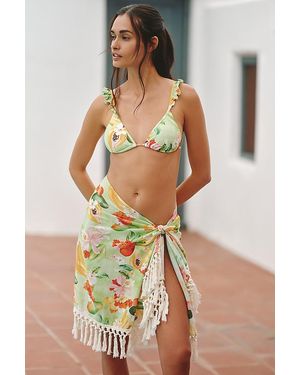 Seafolly Tropique Mini Sarong Skirt - Green