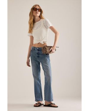 Pistola Ally High-Rise Ankle Bootcut Jeans - Blue