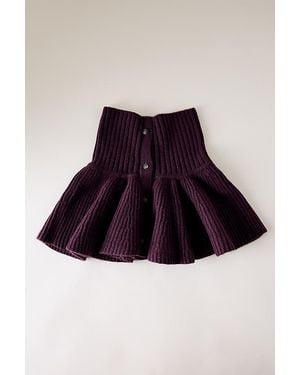 TBCo Frill Knit Collar - Purple