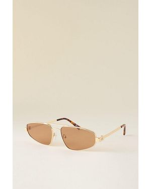 Le Specs Treasure Aviator Sunglasses - Natural