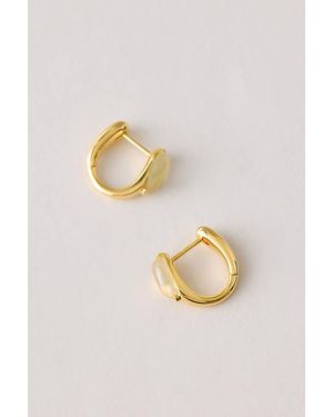 Pdpaola Plated Isla Hoop Earrings - Metallic