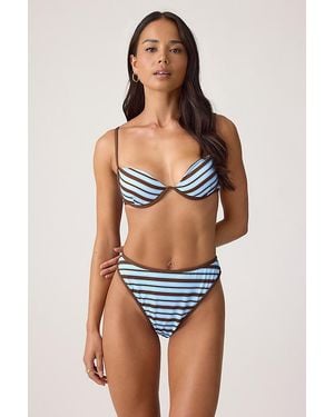 4th & Reckless Marina Bikini Top - Blue