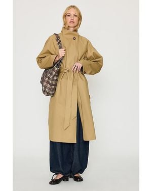 Damson Madder Jasmine Trench Coat - Blue