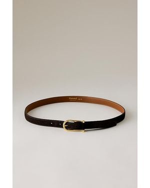 Flattered Betty Leather Belt - Metallic