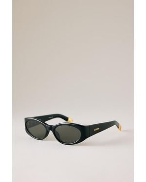 Jacquemus Ovalo Sunglasses - Black