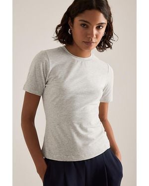Varley Regina Cotton-Modal T-Shirt - Grey