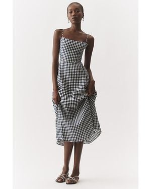 lulus light blue lace dress New Anthropologie Blue & White Plaid 