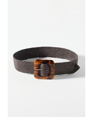 By Anthropologie Raffia Waist Belt - Brown