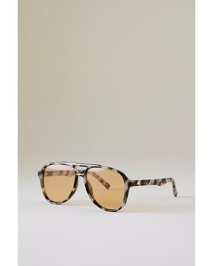 Le Specs Tragic Magic Aviator Sunglasses - Natural
