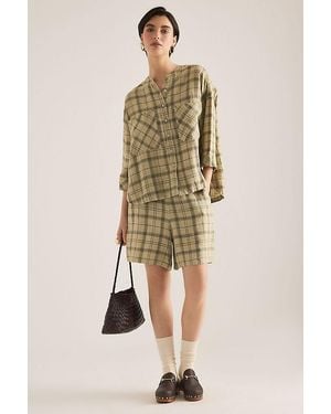 Barbour Orla Linen Shorts - Natural