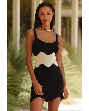 Celandine Colourblock Knit Mini Dress - Multicolour