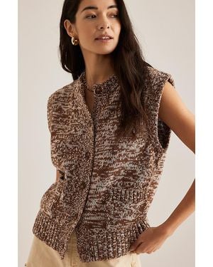 ALIGNE Bronson Knitted Vest - Brown