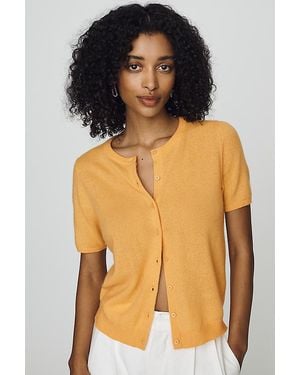 By Anthropologie The Juliet Cashmere Cardigan - Orange