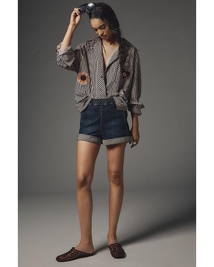 Pilcro The Izzie Relaxed Pull-On Shorts By - Grey