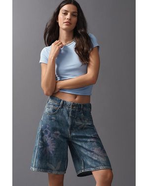 Pilcro The Adi Mid-Rise Relaxed Shorts By - Multicolour