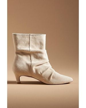 Silent D Elvira Suede Low Boots - Natural