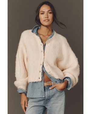 Pilcro Brushed Cardigan - Orange