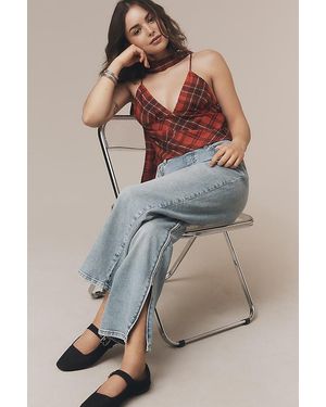 Pilcro Baggy Slim Boyfriend High-Rise Relaxed Jeans - Black