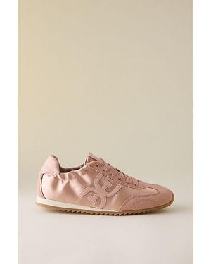 Sam Edelman Isella Satin Trainers - Natural
