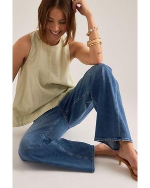 PAIGE Anessa Wide-Leg Jeans - Blue