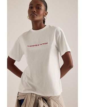 Never Fully Dressed Rodeo Graphic T-Shirt - Natural