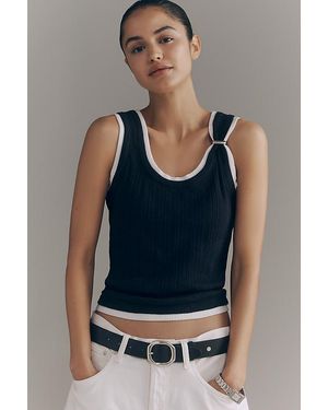 Pilcro Hardware Tank Top - Blue