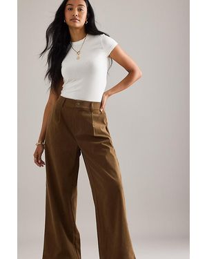 Varley Rocio Corduroy Wide-Leg Trousers - Natural