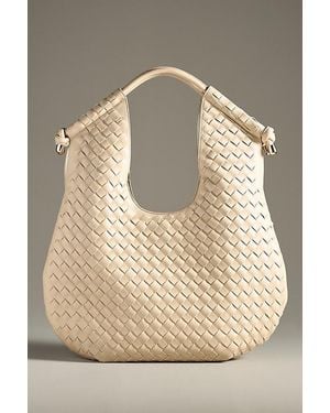 Melie Bianco Tracy Woven Tote - Natural