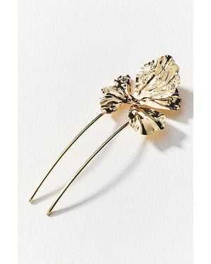By Anthropologie Blooming Flower French Hair Pin - White