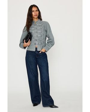 Rag & Bone Cam Relaxed Straight-Leg Jeans - Blue