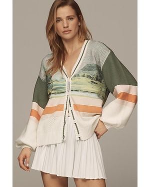 Daily Practice Zinger Balloon-Sleeve Cardigan - Natural
