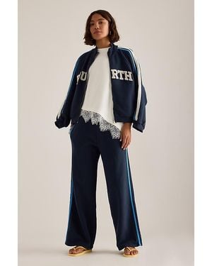 4th & Reckless Taylor Wide-Leg Joggers - Blue