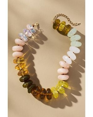 By Anthropologie Chunky Necklace - Metallic