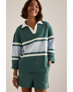 4th & Reckless Emily Rugby Shirt - Green