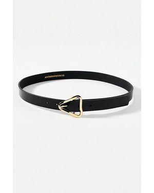 By Anthropologie Triangle Buckle Belt - Black