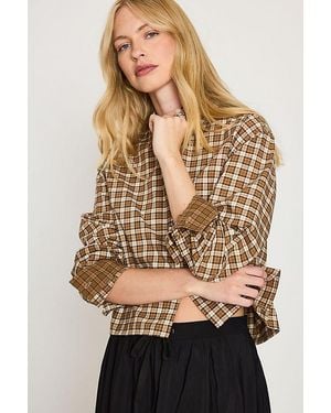 Barbour Ravenshill Boxy Check Shirt - Natural