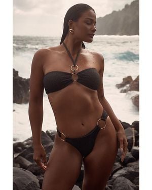 Jets by Jessika Allen Tirari Nights Bandeau Bikini Top - Brown