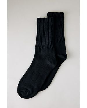 By Anthropologie Sporty Scrunch Socks - Black