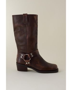 Silent D Hervee Moto Boots - Brown
