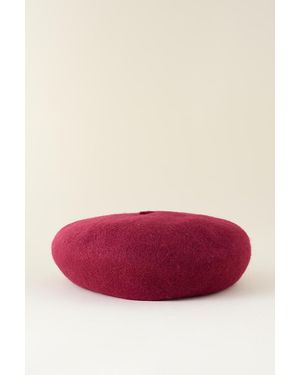 By Anthropologie Wool Beret - Red