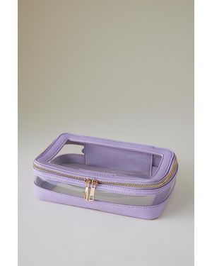 By Anthropologie Clear Makeup Bag - Purple